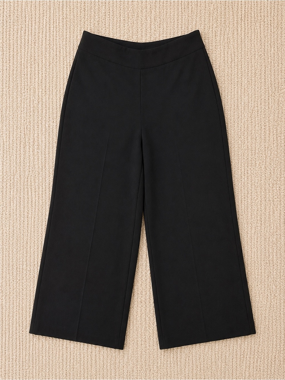 Zara Black High-Rise Wide Leg Pants
